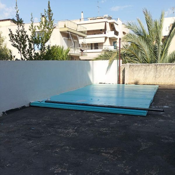 Έργο FM Renovation – λεπτομέρεια εφαρμογής θερμομόνωσης εξωτερικού τοίχου.