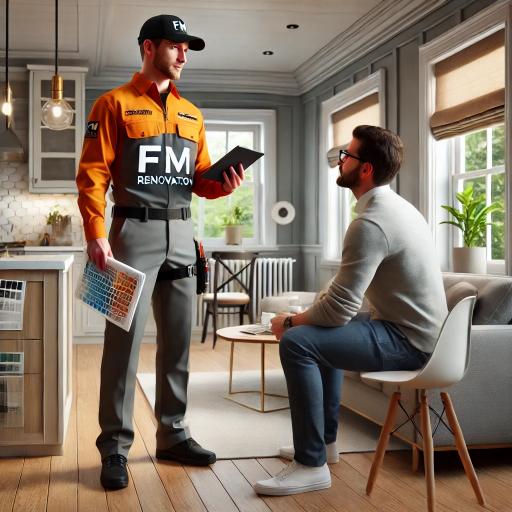 Επίσκεψη τεχνικού της FM Renovation στον χώρο του πελάτη